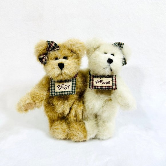 Vintage Boyds Collection "Best Friends" Poseable Plush Bears - Picture 1 of 8